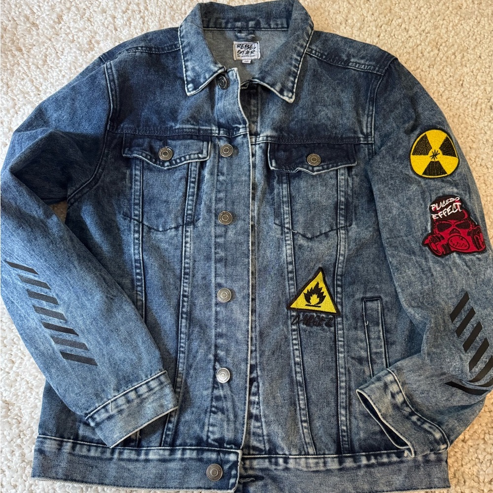 Denim Jacket with Patches